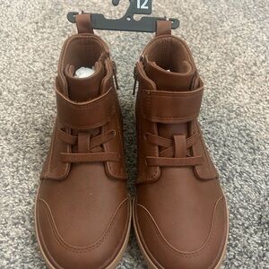 Wonder Nation Brown Kids Dress Shoes
